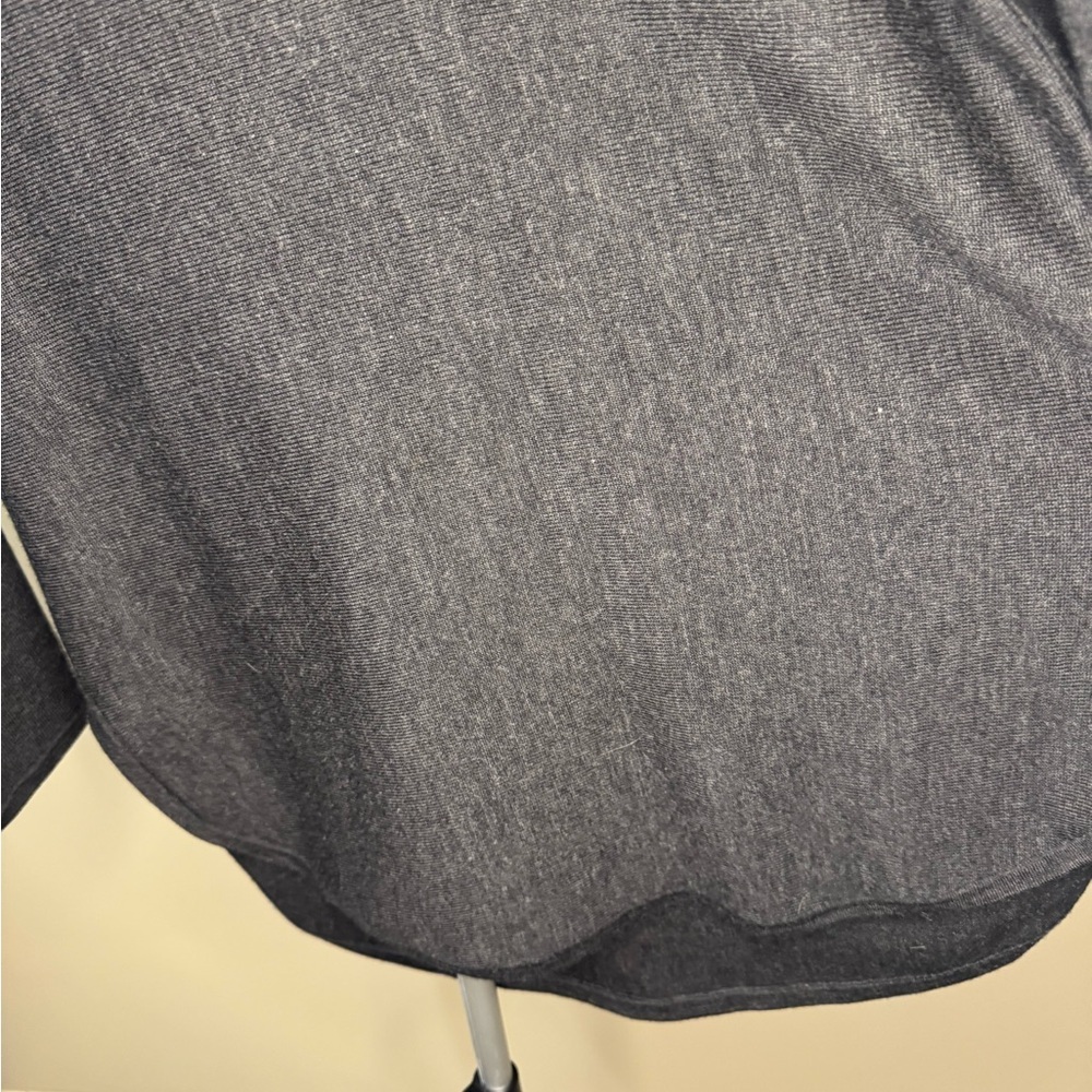 Eileen Fisher Merino Wool Crew Neck Sweater | Small | Charcoal - Picture 5 of 8